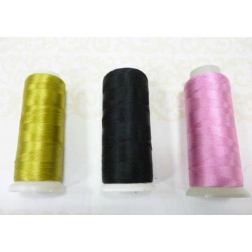 Fil de broderie de rayonne 100% fait de filament 100% de polyester,